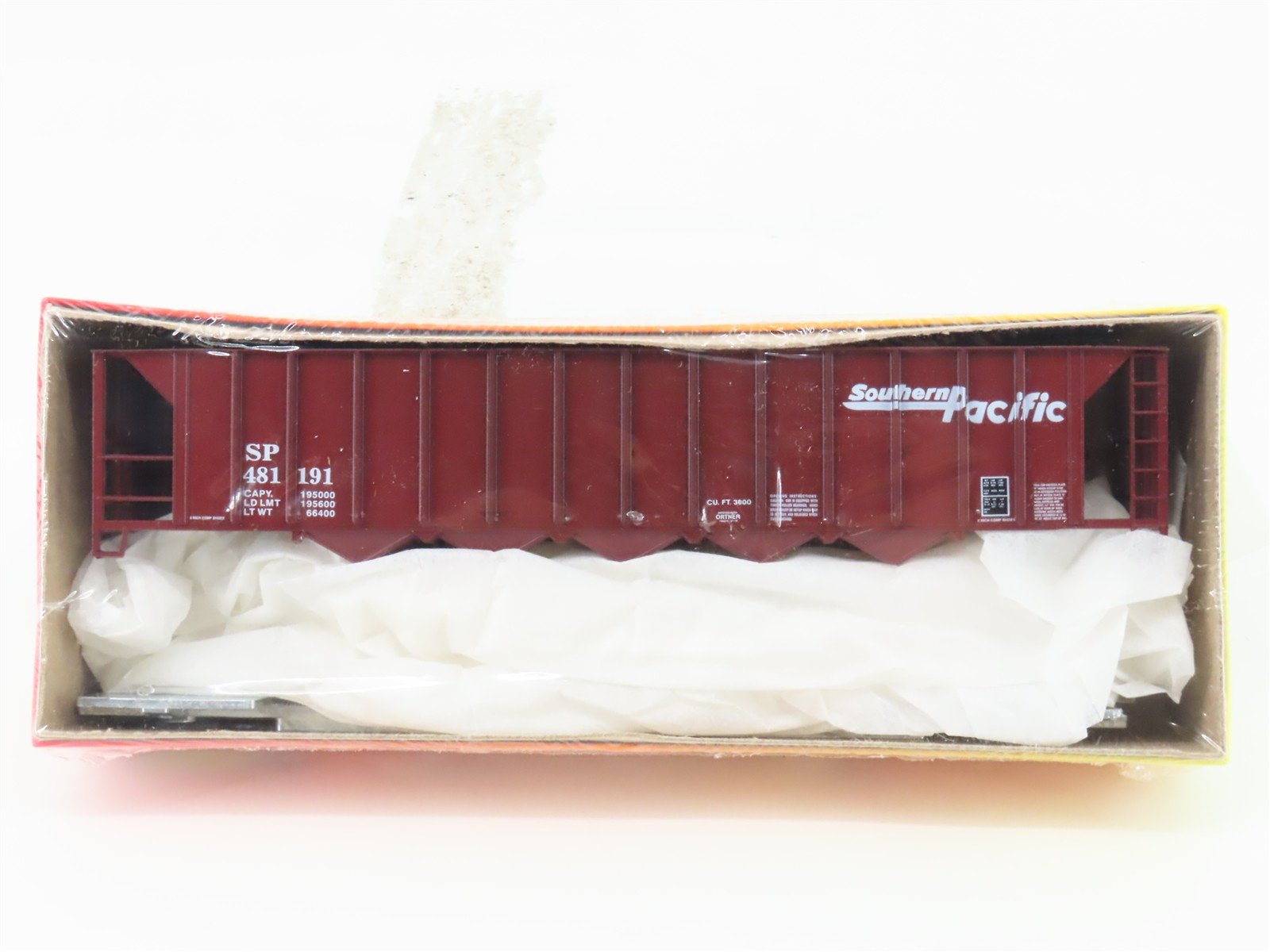 HO Scale Roundhouse Kit 07897 SP Southern Pacific 5-Bay Hopper #481191 - Sealed
