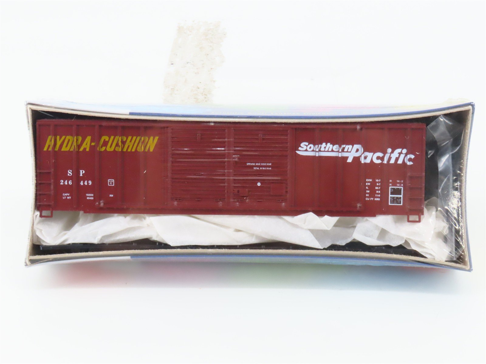 HO Roundhouse Kit 7766 SP Southern Pacific Double Door Box Car #246449 - Sealed
