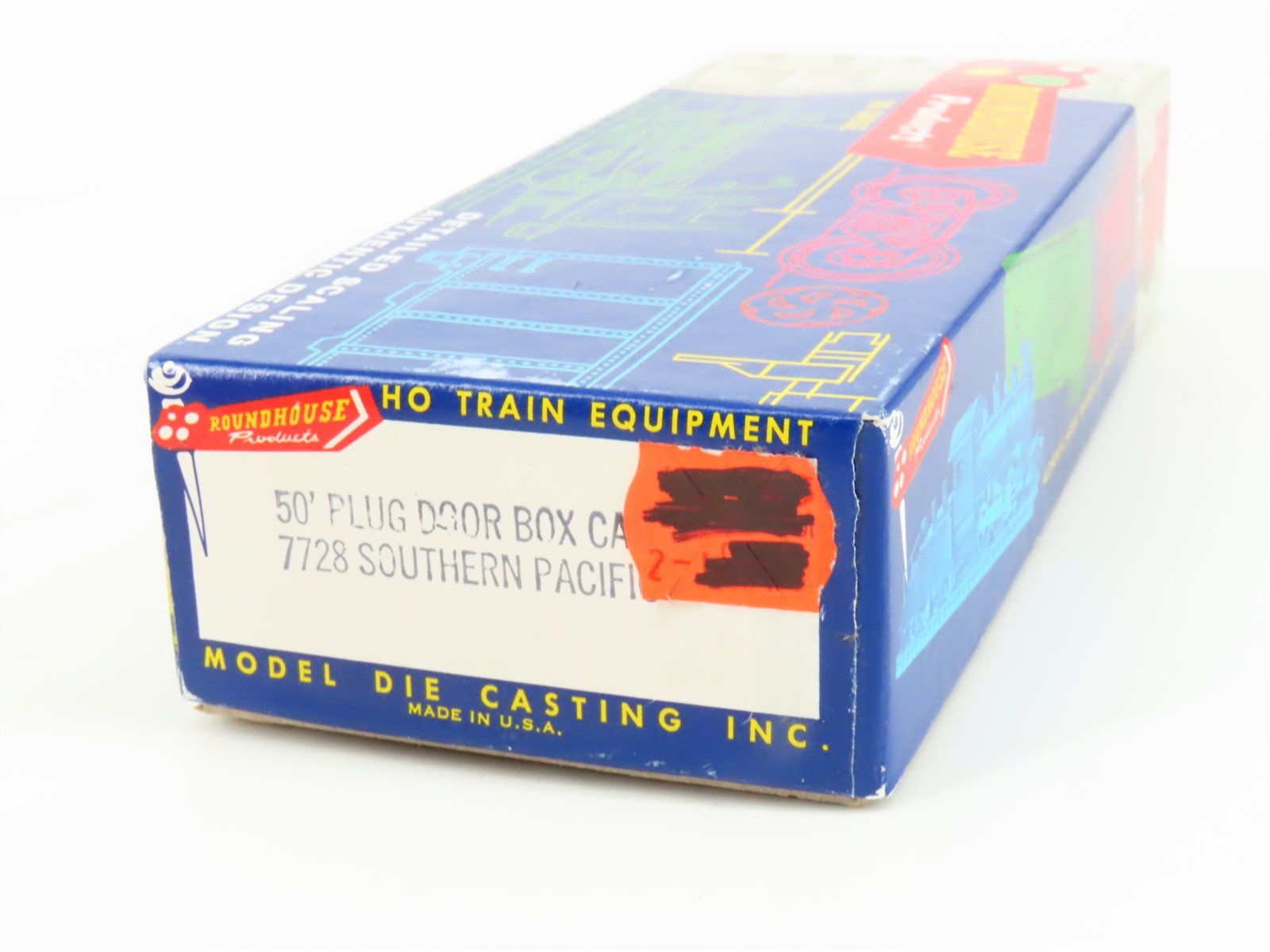 HO Scale Roundhouse Kit 7728 SP Southern Pacific 50' Plug Door Box Car #696533