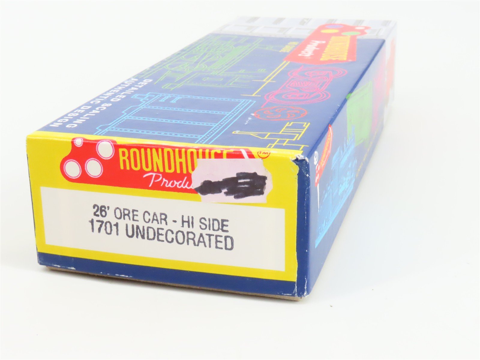 HO Scale Roundhouse Kit 1701 Undecorated 26' Hi Side Ore Car