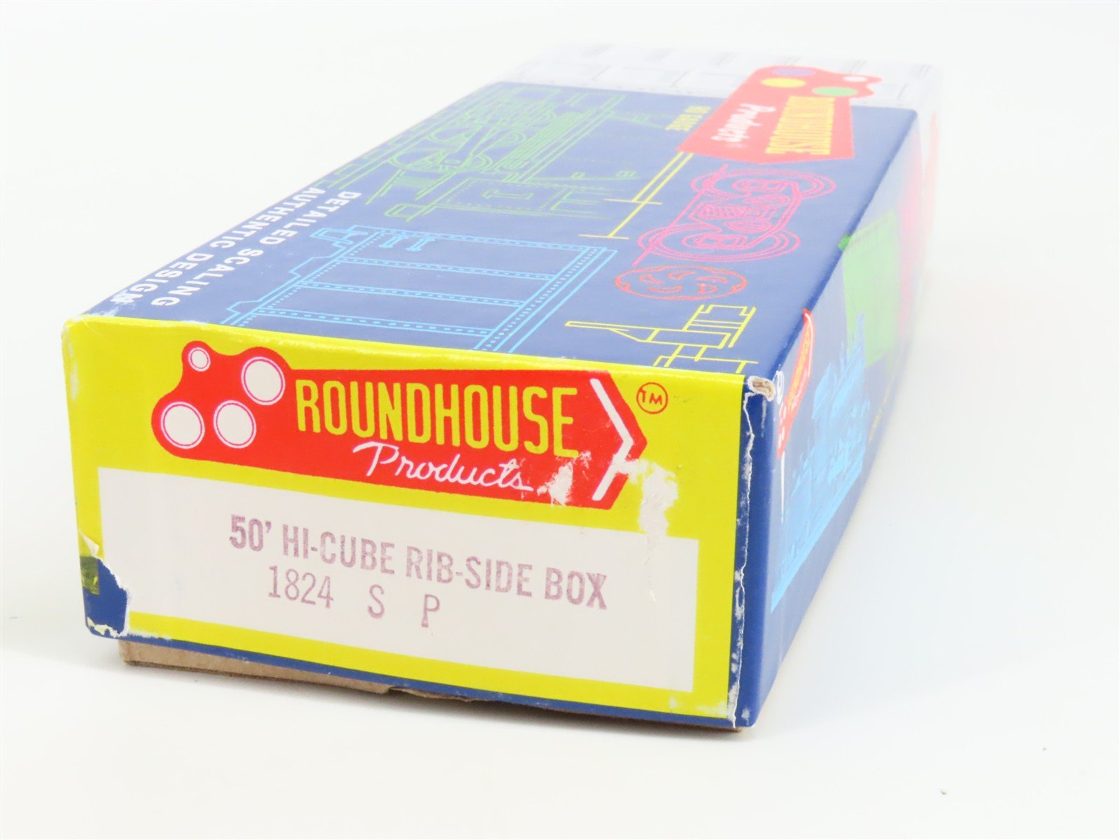 HO Scale Roundhouse Kit 1824 SP Southern Pacific 50' Hi Cube Box Car #674885