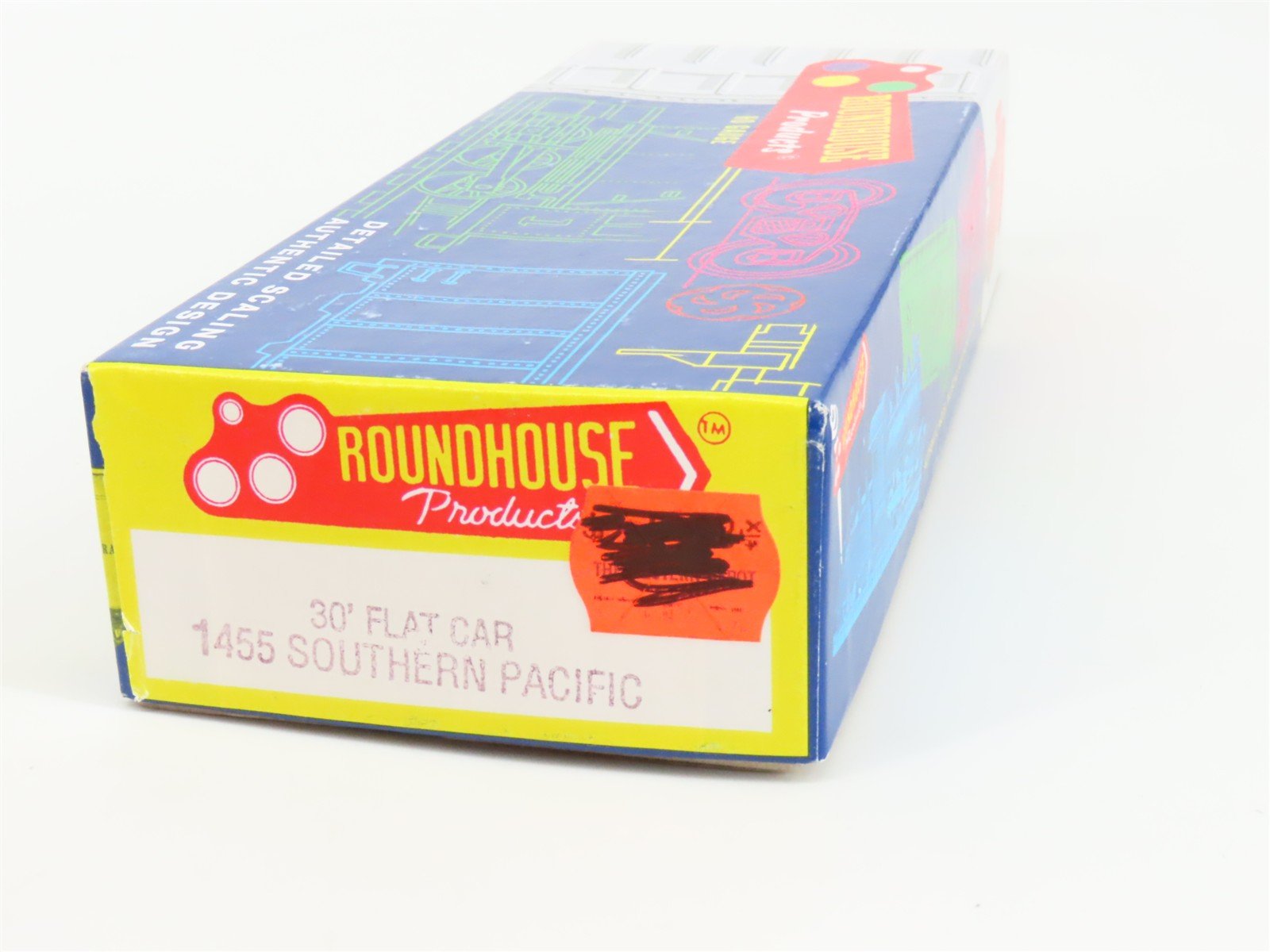 HO Scale Roundhouse Kit 1455 SP Southern Pacific 30' Flat Car #2506 - Sealed