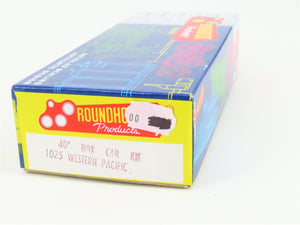 HO Scale Roundhouse Kit 1025 WP Western Pacific 40' Single Door Box Car #3416