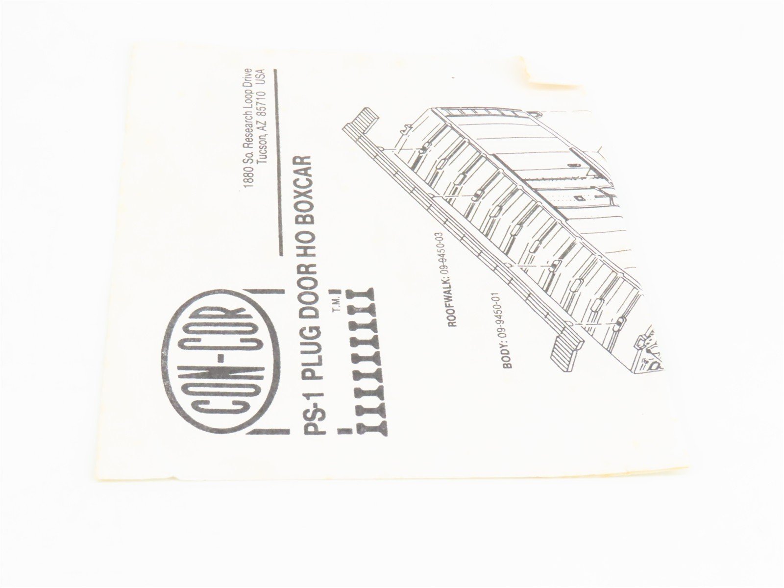 HO Scale Con-Cor Kit 0001-009455 EFCX Evergreen 40' Plug Door Box Car #2190