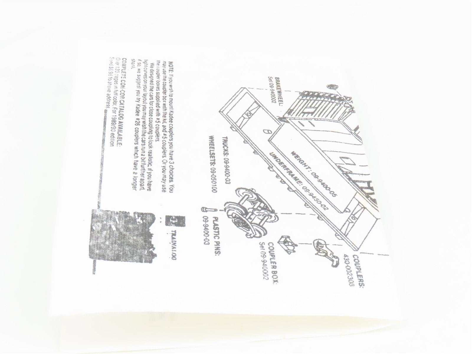 HO Con-Cor Kit 0001-009462 PFE Pacific Fruit Express Plug Door Box Car #100029