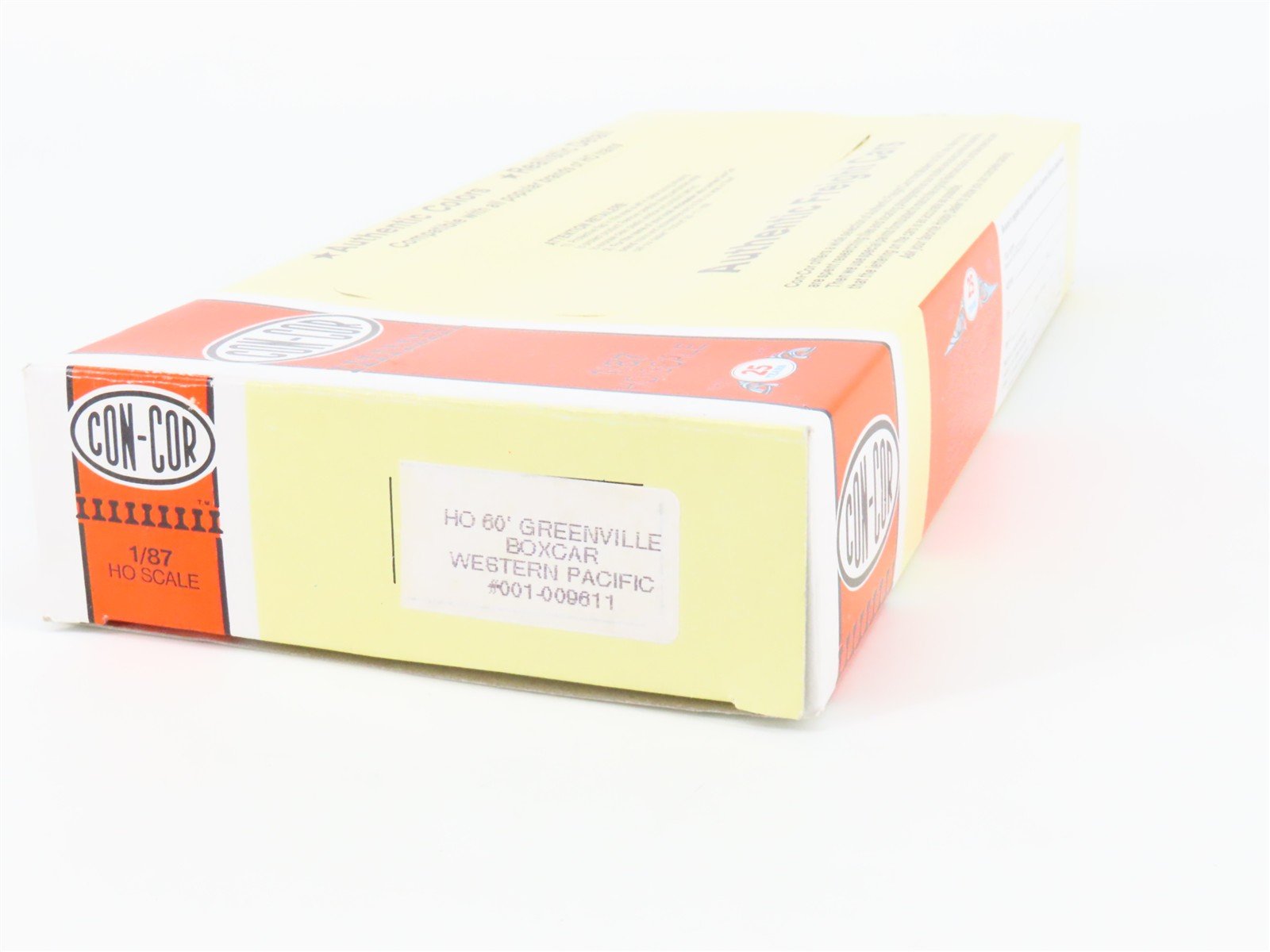 HO Scale Con-Cor Kit 001-009611 WP Western Pacific Railroad 60' Box Car #3766