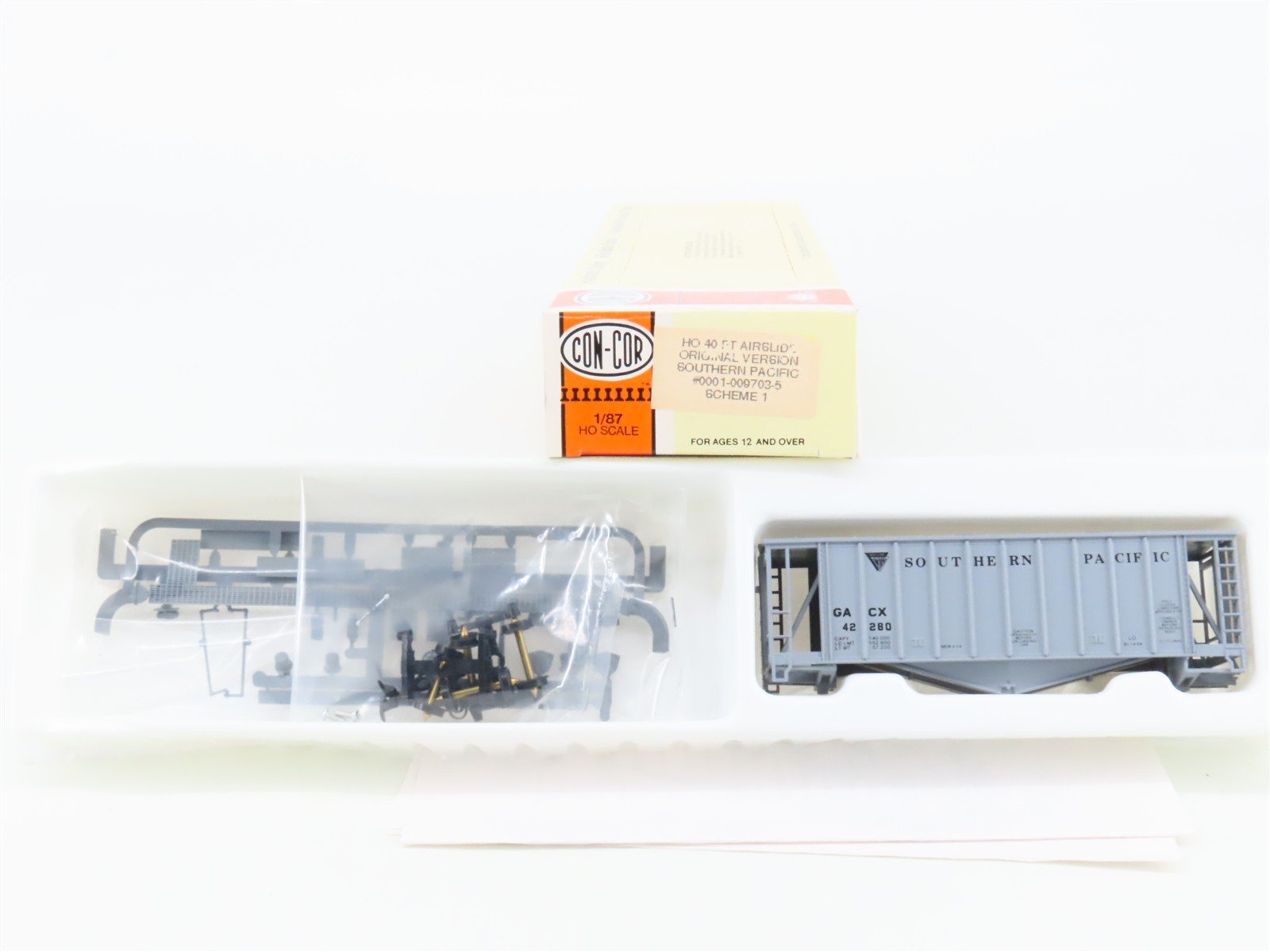 HO Con-Cor Kit 0001-009703-5 GACX SP Southern Pacific 40' Airslide Hopper #42280