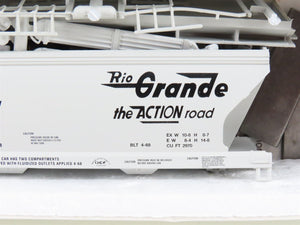 HO Scale McKean Models Kit 1301 D&RGW Rio Grande 2-Bay Covered Hopper #15998