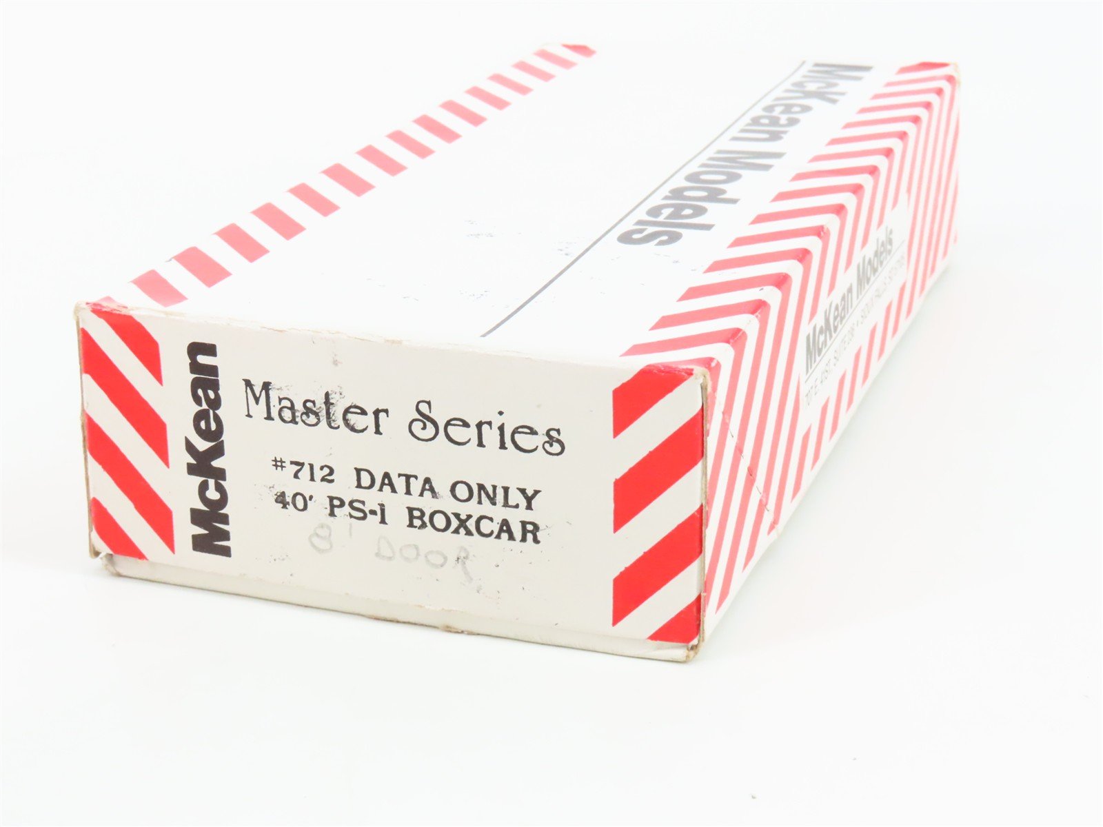HO Scale McKean Models Master Series Kit 712 Data Only 40' Single Door Box Car