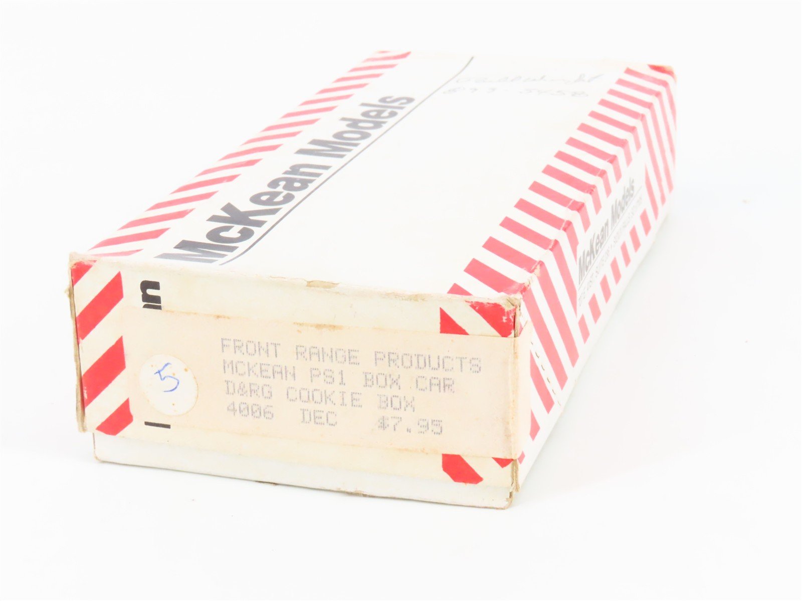 HO McKean Models Front Range Kit 4006 D&RGW Box Car #60042 - Partially Assembled