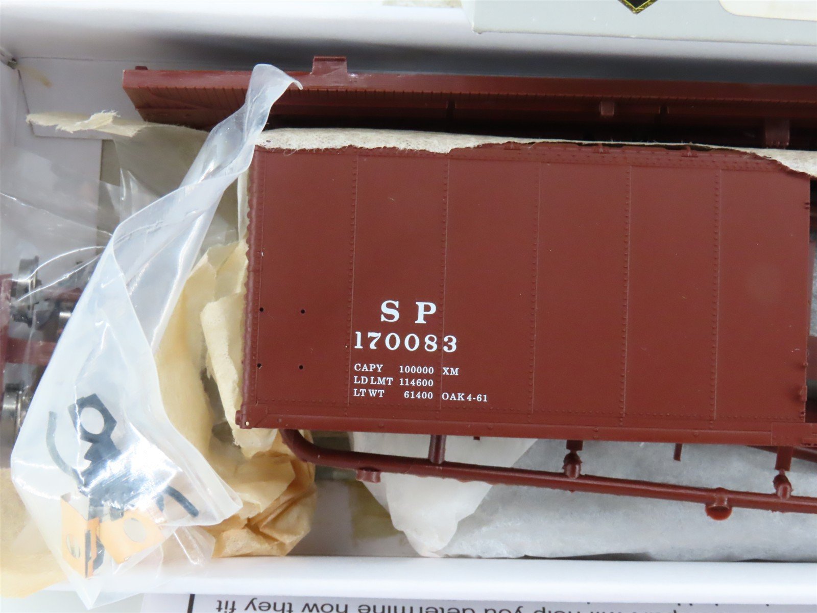 HO PROTO 2000 Kit 21500 SP Southern Pacific 50' Single Door Box Car #170083