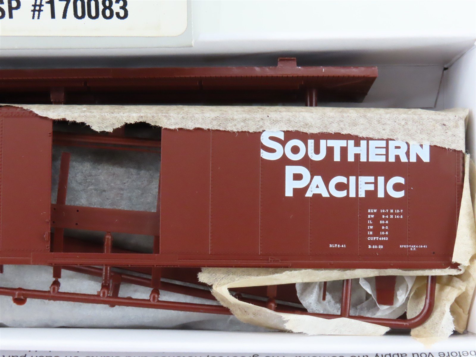 HO PROTO 2000 Kit 21500 SP Southern Pacific 50' Single Door Box Car #170083