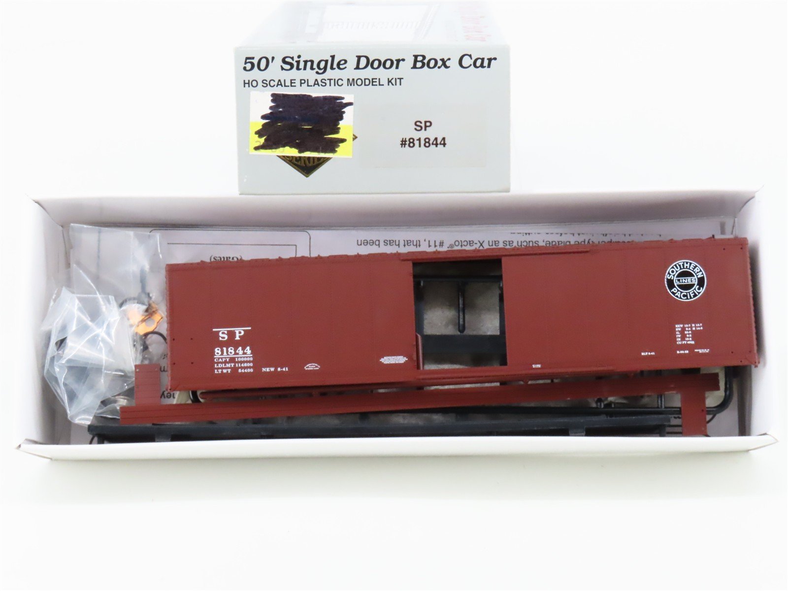 HO Scale PROTO 2000 Kit SP Southern Pacific 50' Single Door Box Car #81844