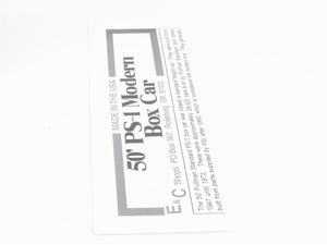 HO Scale E&C Shops Kit 0304-2 WP Western Pacific 50' Double Door Box Car #35314