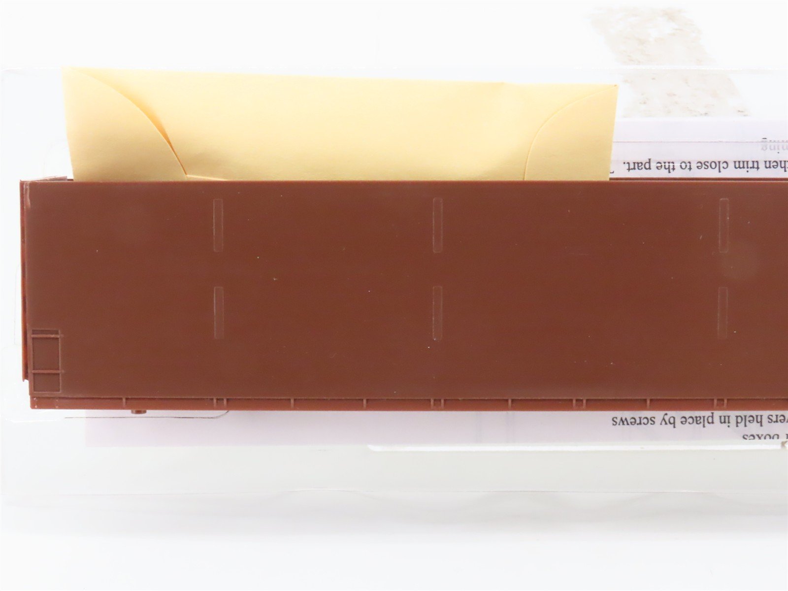 HO Scale E&C Shops Kit 0105 Undecorated 62' Woodchip Hopper