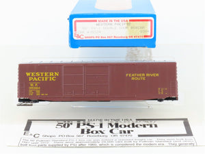 HO Scale E&C Shops Kit 0304 WP Western Pacific 50' Double Door Box Car #35324