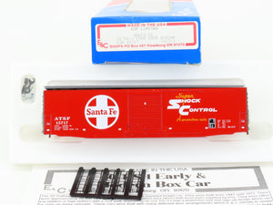 HO Scale E&C Shops Kit 1603-2 ATSF Santa Fe 50' Single Door Box Car #15717