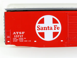 HO Scale E&C Shops Kit 1603-2 ATSF Santa Fe 50' Single Door Box Car #15717