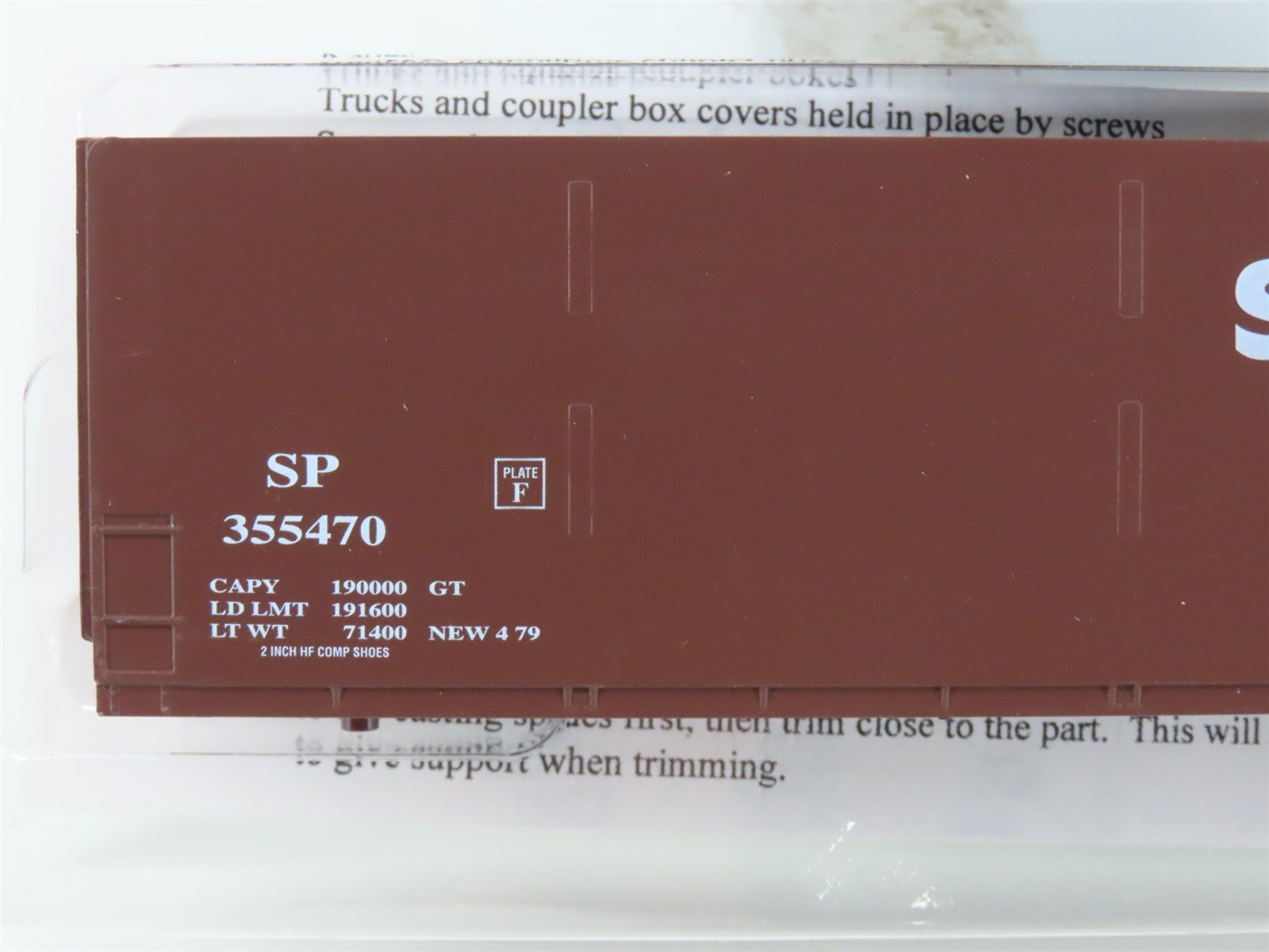 HO Scale E&C Shops Kit 0104 SP Southern Pacific 62' Woodchip Hopper #355470