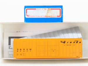 HO Scale E&C Shops Kit 1511-2 D&RGW Rio Grande 50' Hi Cube Box Car #62021