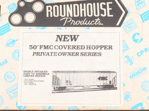 HO Roundhouse Kit 809 NAHX/COOK/XTRA/PROCOR 50' Covered 3-Bay Hoppers 12-Pack