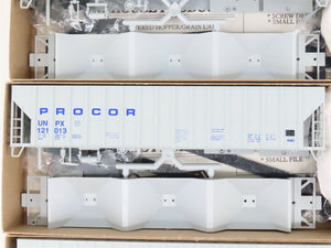 HO Roundhouse Kit 809 NAHX/COOK/XTRA/PROCOR 50' Covered 3-Bay Hoppers 12-Pack