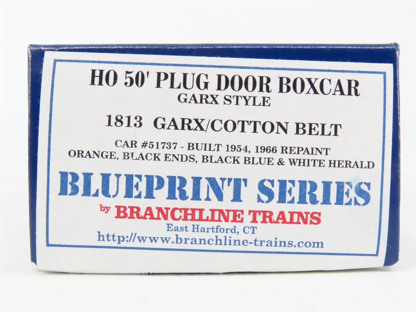 HO Branchline Blueprint Series Kit 1813 GARX Cotton Belt Route Box Car #51737