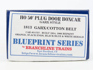 HO Branchline Blueprint Series Kit 1813 GARX Cotton Belt Route Box Car #51737