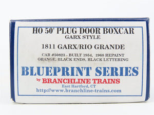 HO Scale Branchline Blueprint Series Kit 1811 GARX Rio Grande 50' Box Car #50921