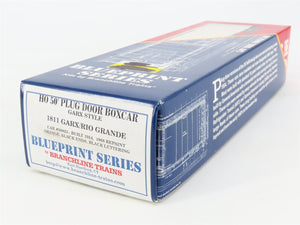 HO Scale Branchline Blueprint Series Kit 1811 GARX Rio Grande 50' Box Car #50921