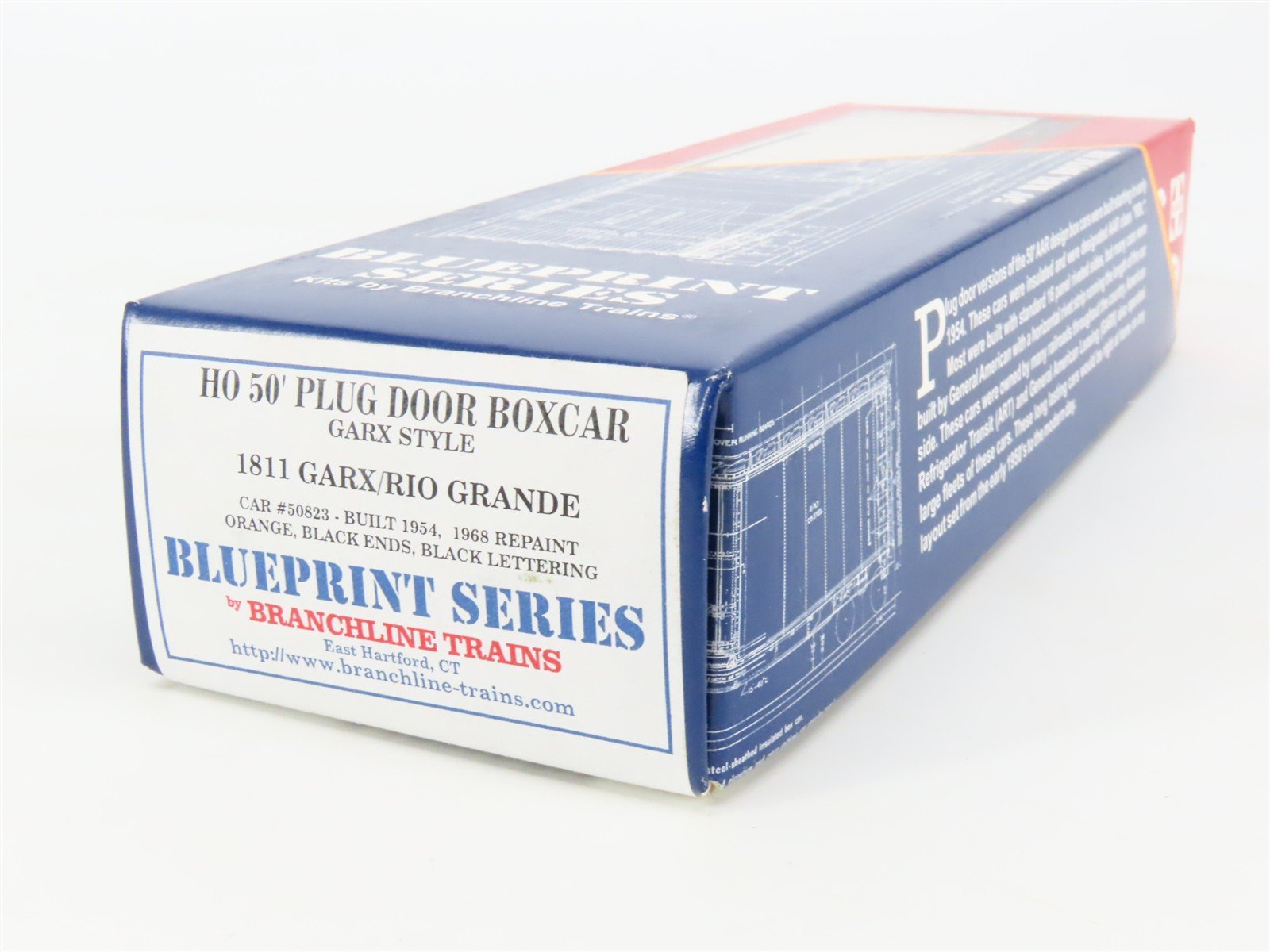 HO Scale Branchline Blueprint Series Kit 1811 GARX The Katy 50' Box Car #50823