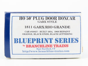 HO Scale Branchline Blueprint Series Kit 1811 GARX The Katy 50' Box Car #50827