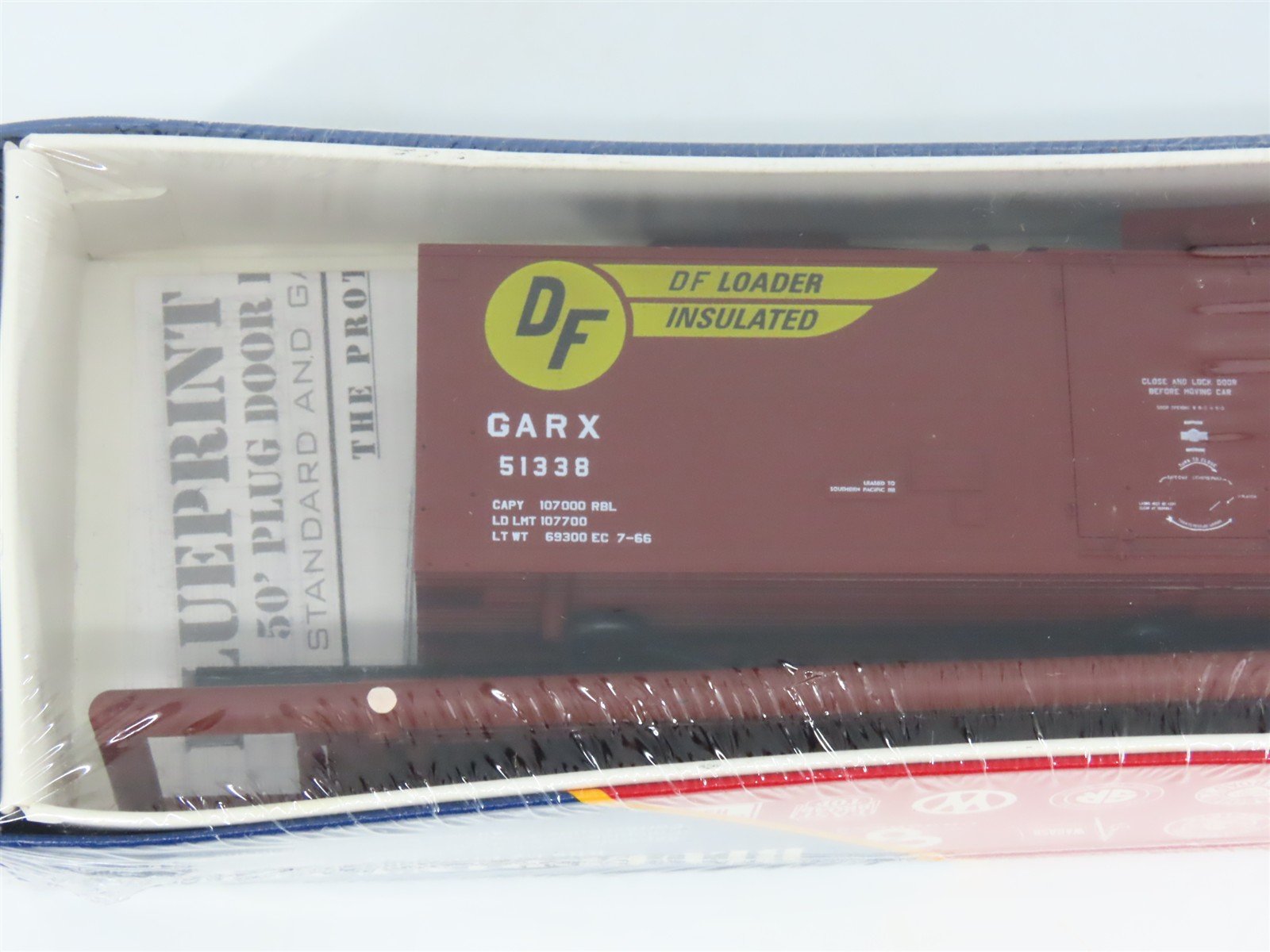HO Branchline Blueprint Series Kit 1806 GARX Southern Pacific 50' Box Car #51338