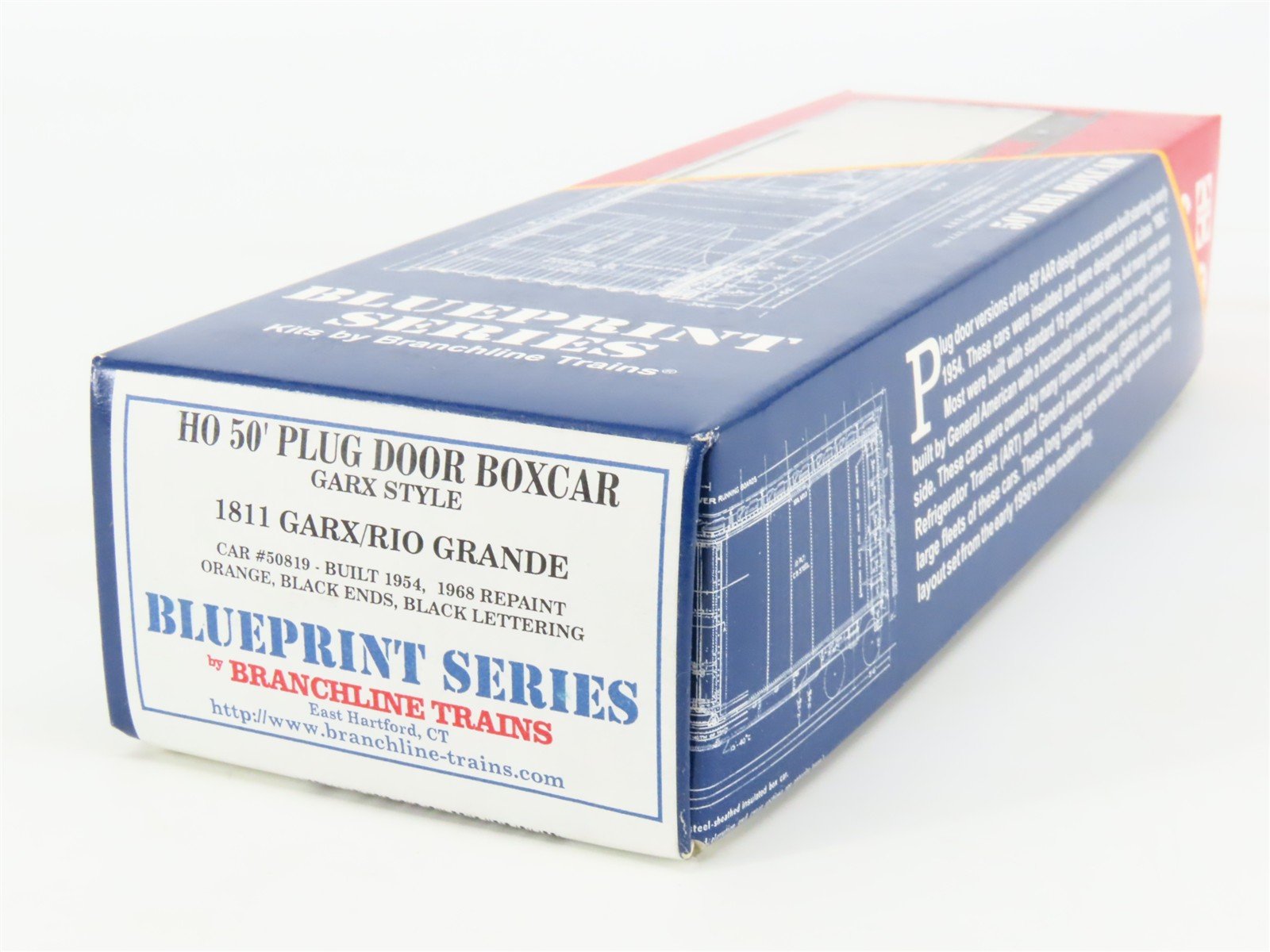 HO Scale Branchline Blueprint Series Kit 1811 GARX The Katy 50' Box Car #50819