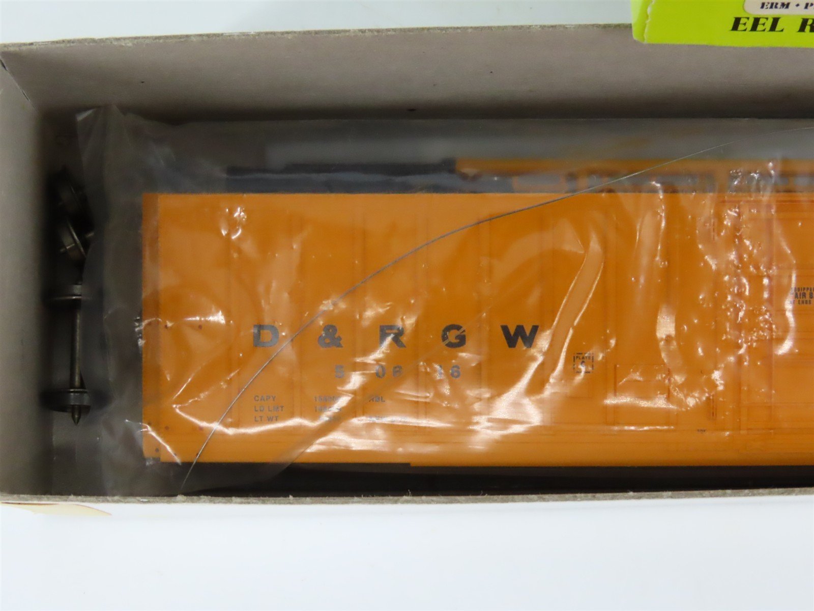 HO Scale Eel River Models Kit ERM-2101 D&RGW Rio Grande Insulated Box Car #50616