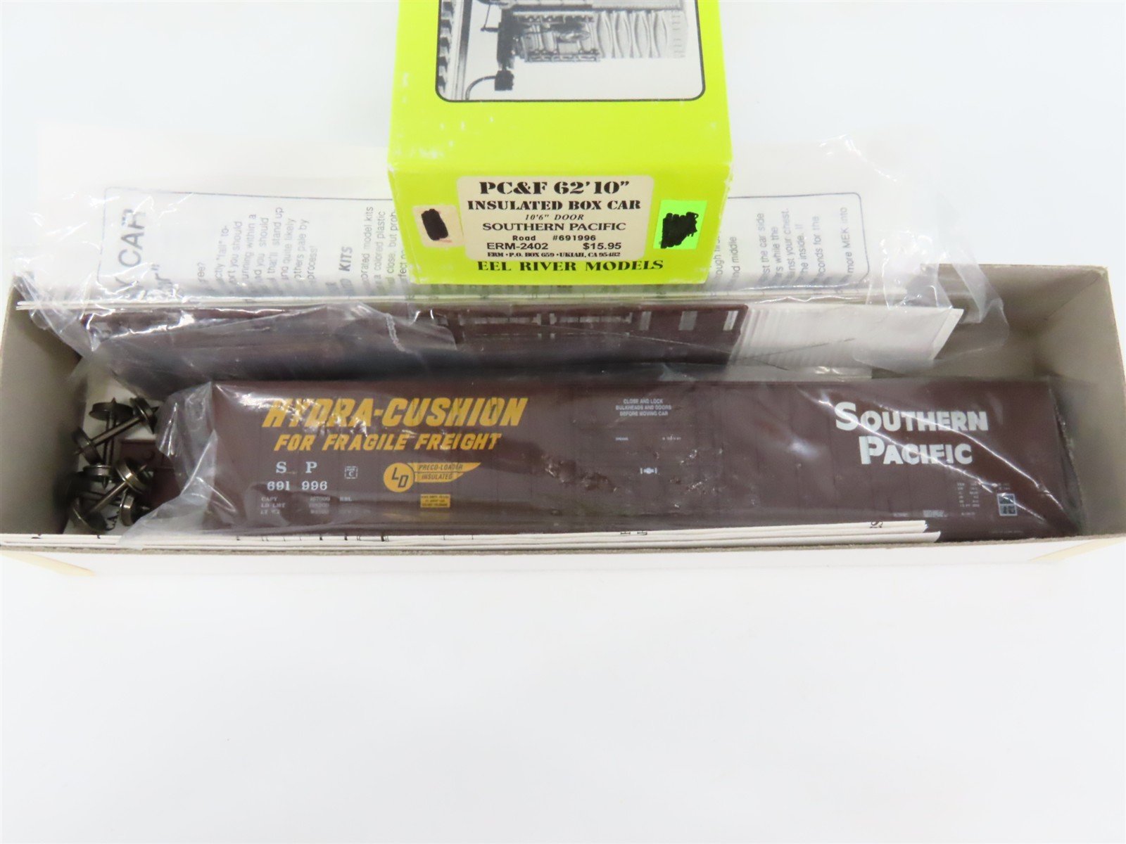 HO Eel River Models Kit ERM-2402 SP Southern Pacific Insulated Box Car #691996