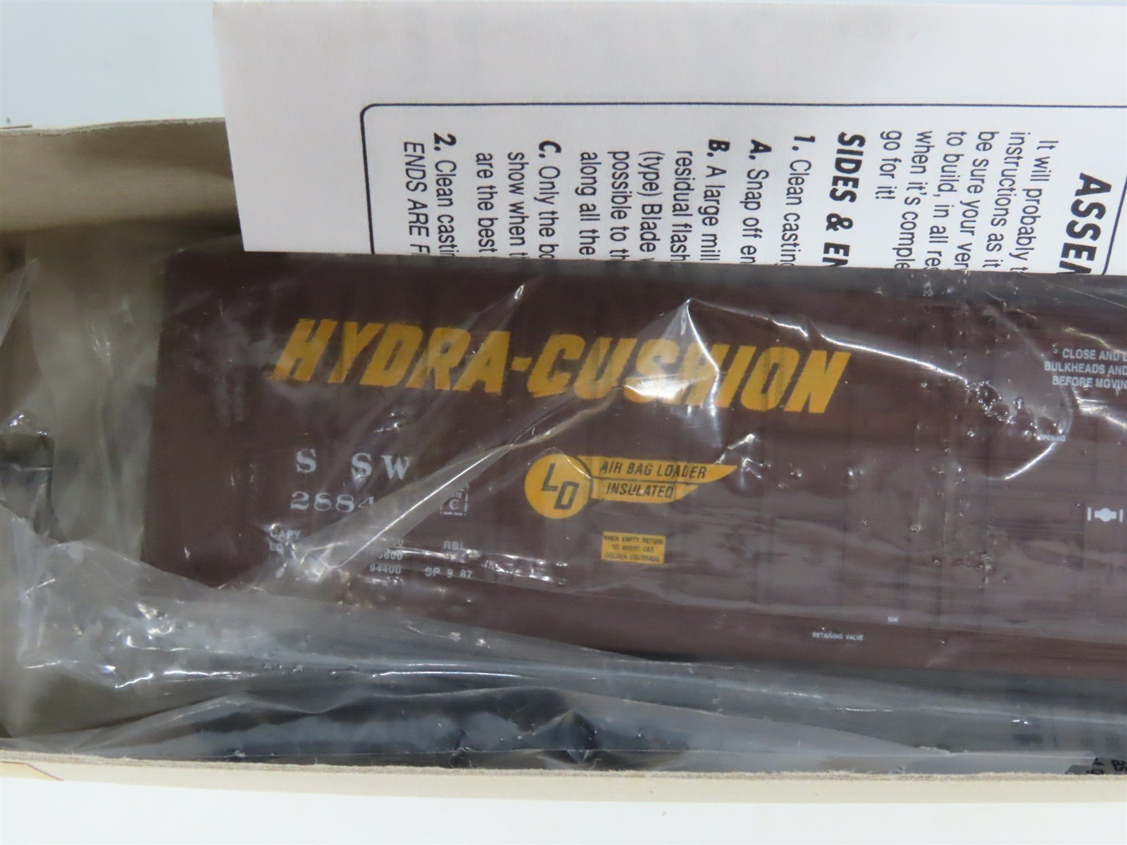 HO Scale Eel River Models Kit ERM-2502 SSW Cotton Belt 62' 10