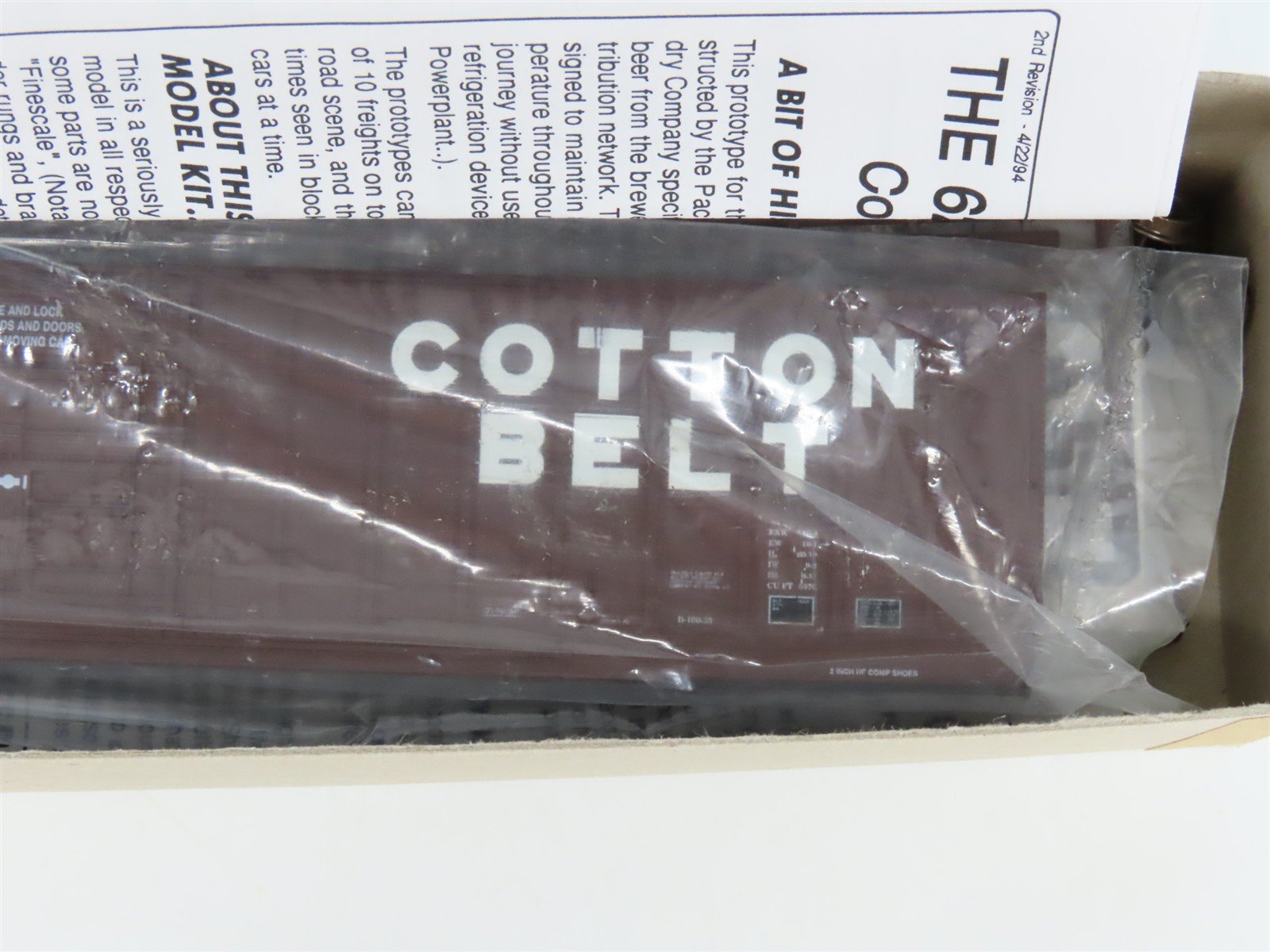 HO Scale Eel River Models Kit ERM-2502 SSW Cotton Belt 62' 10