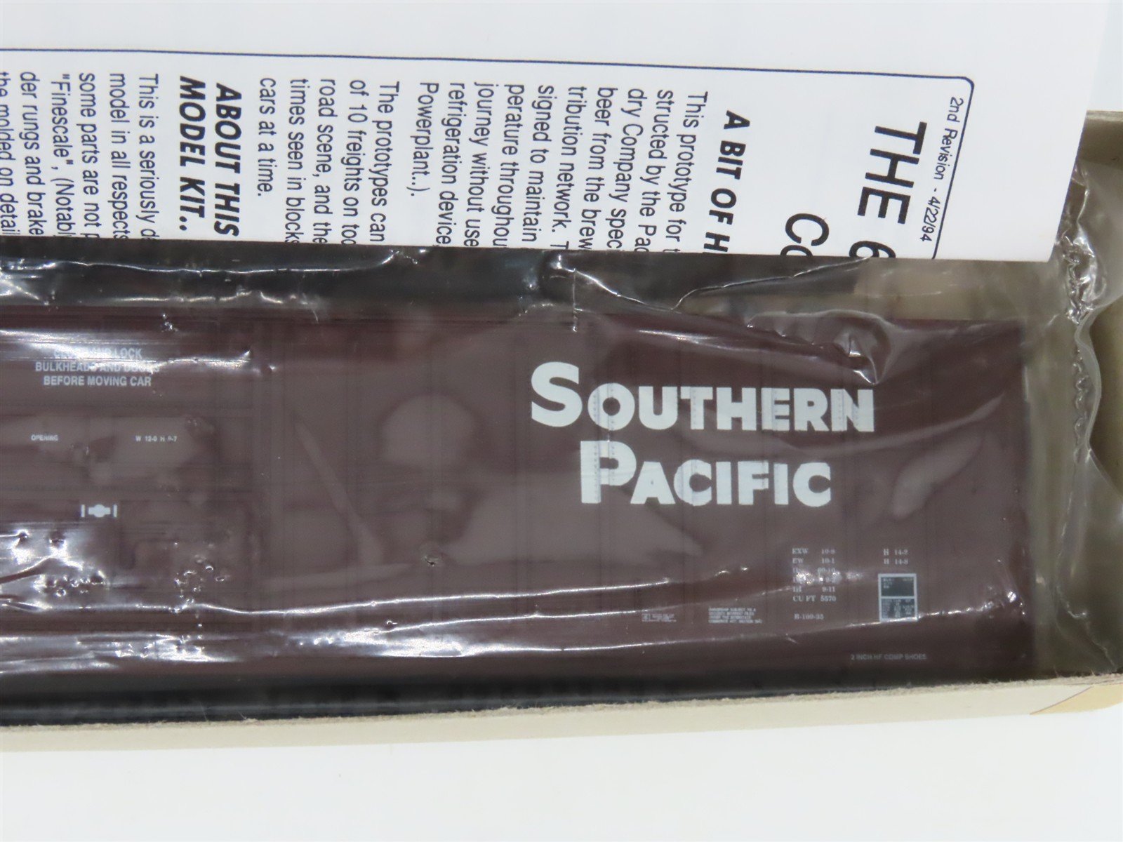 HO Eel River Models Kit ERM-2400 SP Southern Pacific 62' 10