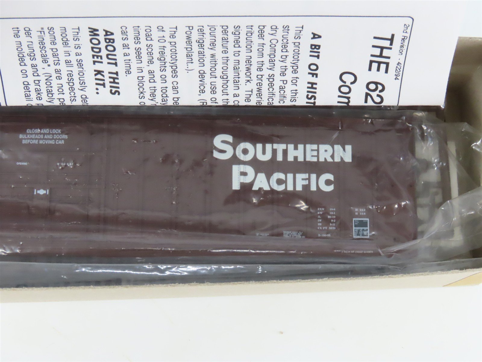 HO Eel River Models Kit ERM-2402 SP Southern Pacific 62' 10
