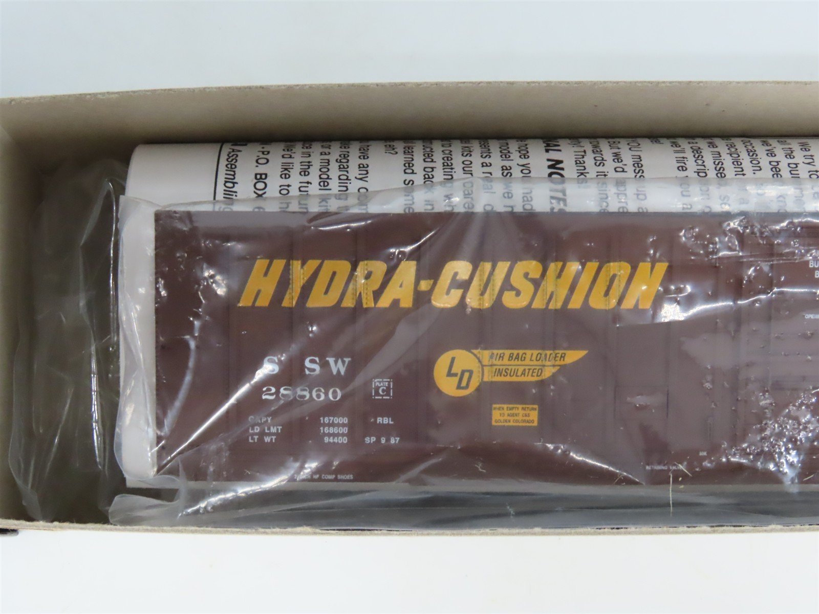 HO Scale Eel River Models Kit ERM-2504 SSW Cotton Belt 62' 10