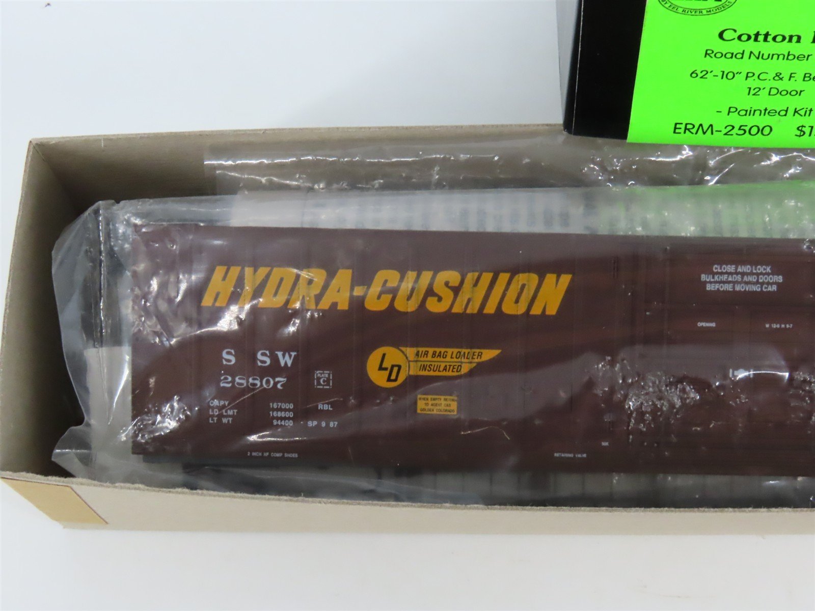HO Scale Eel River Models Kit ERM-2500 SSW Cotton Belt 62' 10