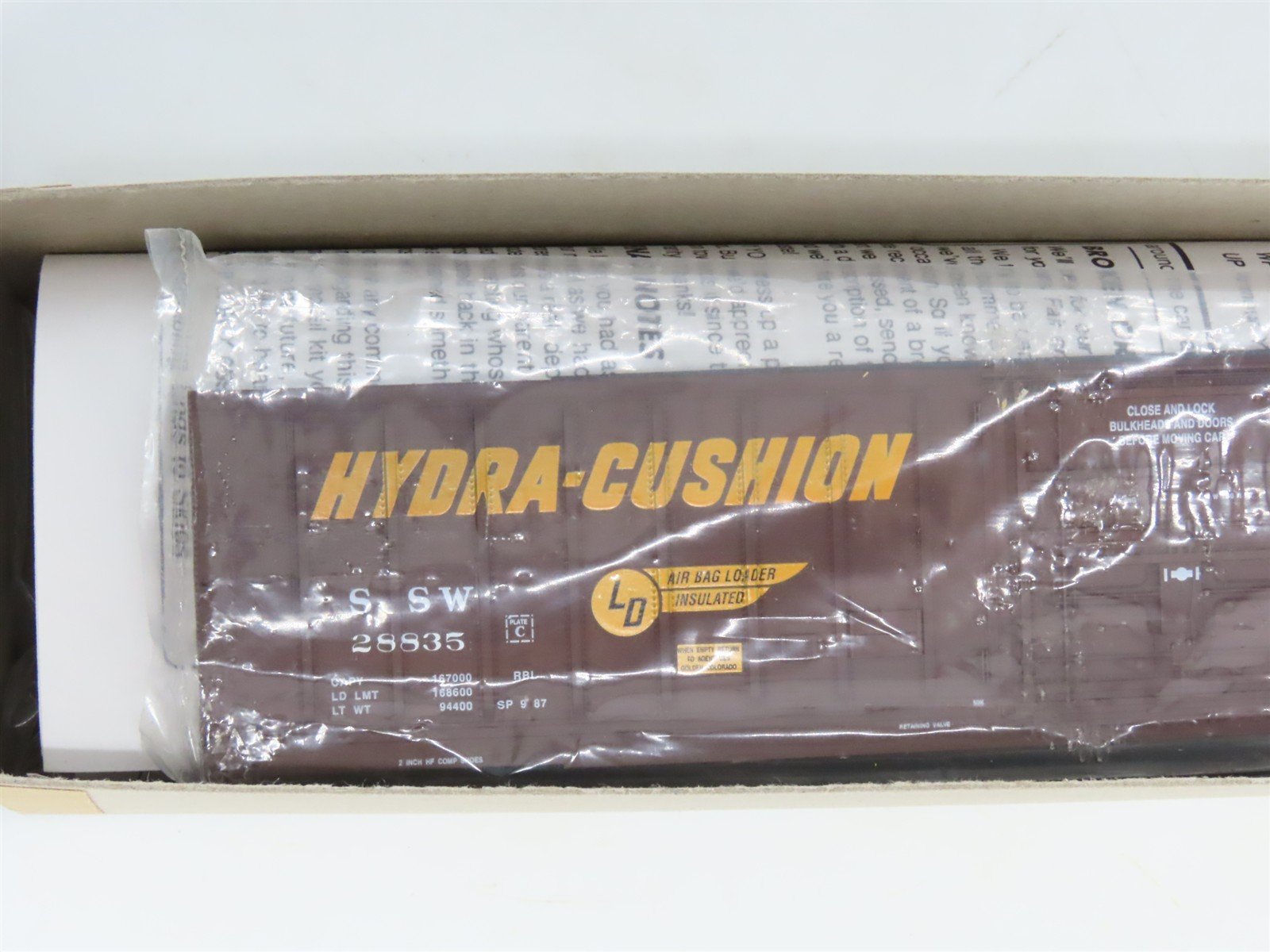 HO Scale Eel River Models Kit ERM-2505 SSW Cotton Belt 62' 10