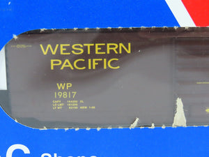 HO Scale E&C Shops Kit 1701-2 WP Western Pacific 50' Single Door Box Car #19817