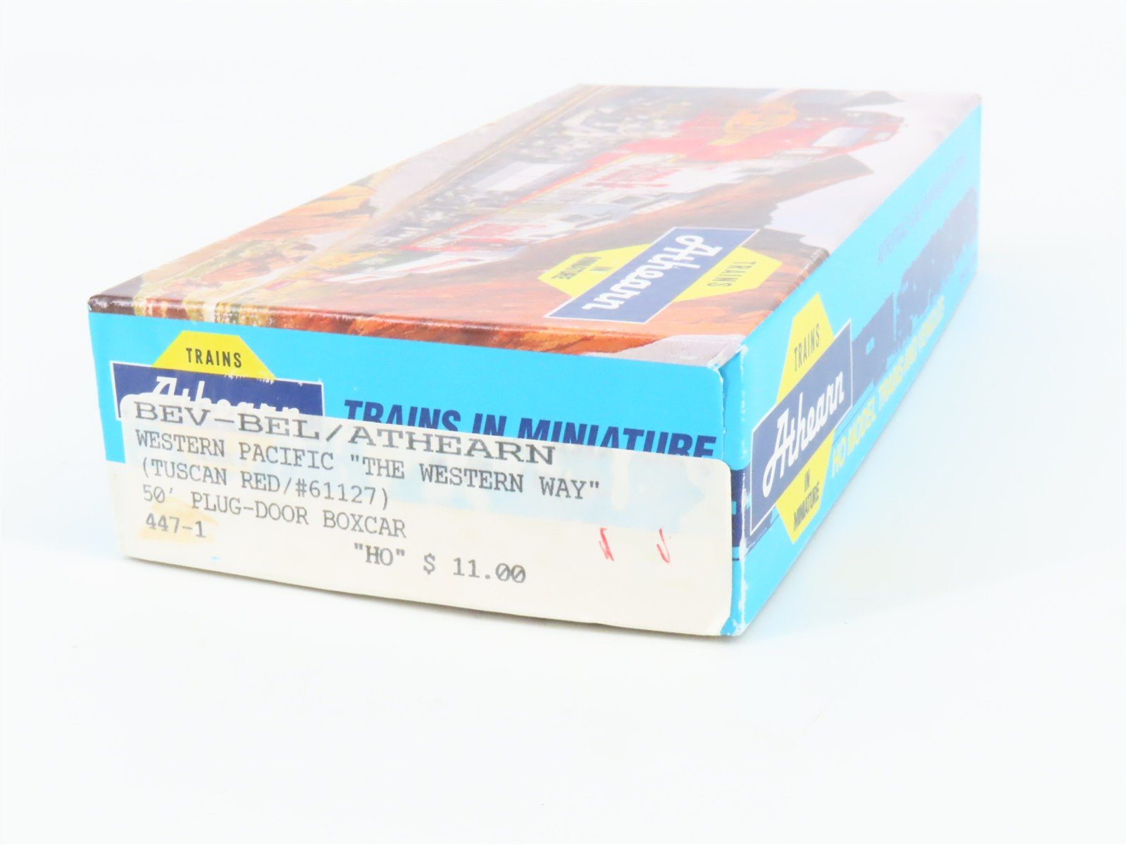 HO Scale Athearn Bev-Bel Kit 447-1 WP Western Pacific 50' Box Car #61127