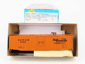 HO Scale Athearn Bev-Bel Kit 439-2 D&RGW Rio Grande 50' Plug Door Box Car #60821