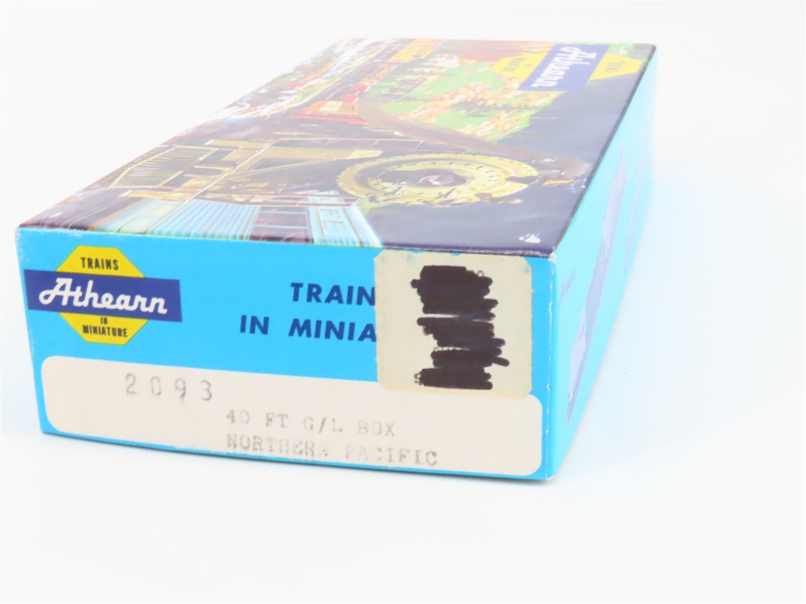 HO Scale Athearn Kit 2093 NP Northern Pacific 40' Grain Loading Box Car -Sealed
