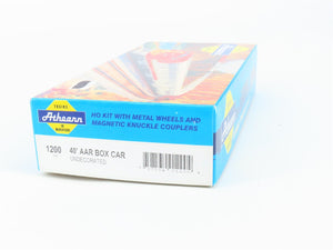 HO Scale Athearn Kit 1200 Undecorated 40' Single Door Box Car