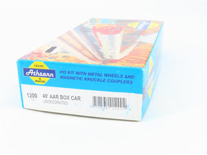 HO Scale Athearn Kit 1200 Undecorated 40' Single Door Box Car
