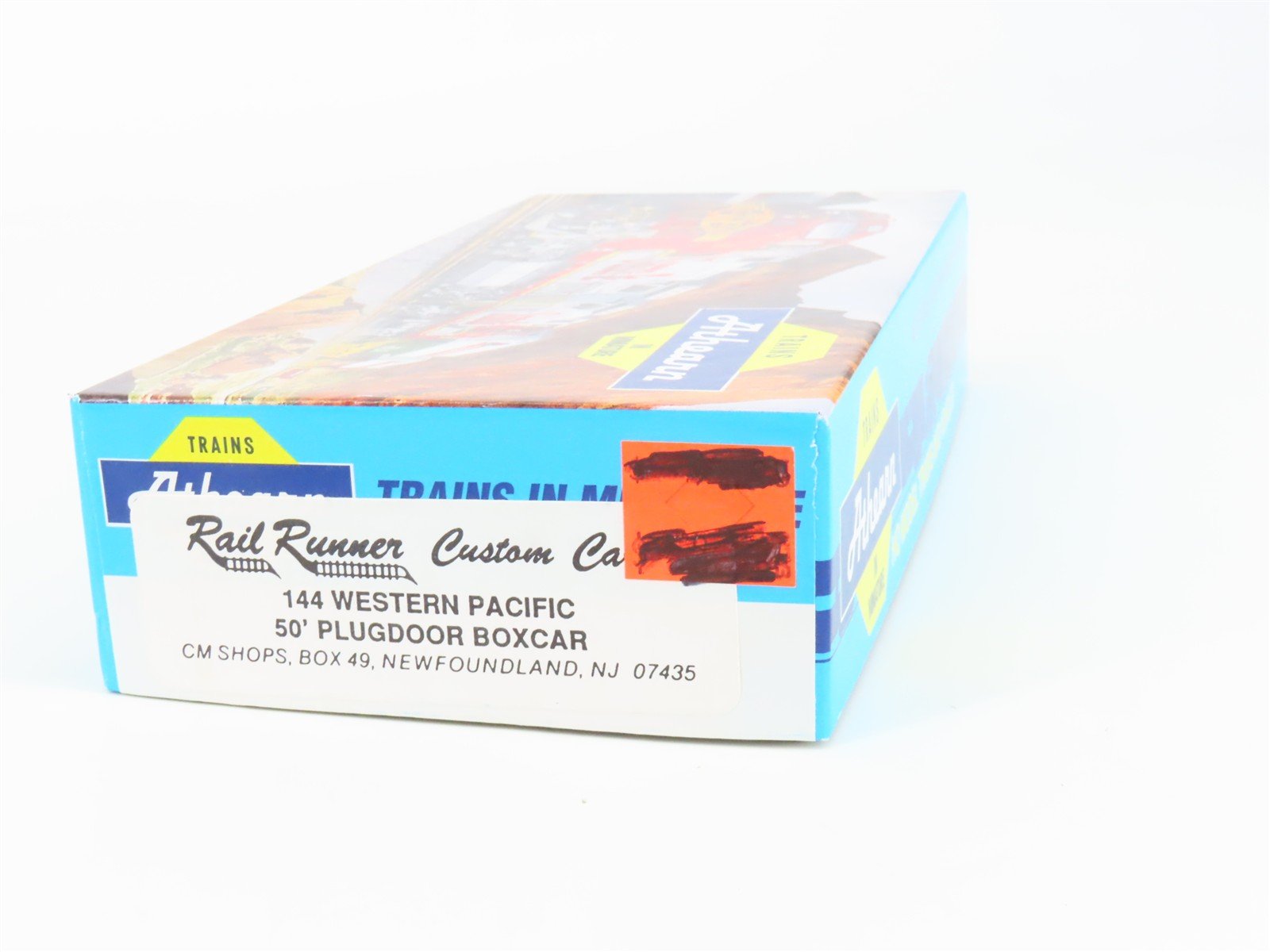 HO Scale Athearn Rail Runner Kit 144 WP Western Pacific 50' Box Car #60502